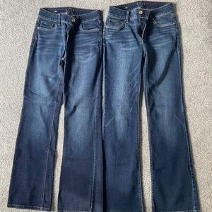 White House Black Market Mid-rise Boot Cut Jeans
